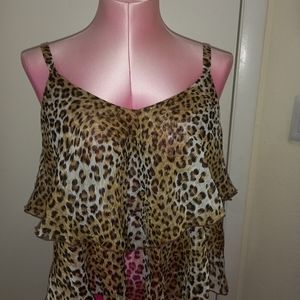 Animal print top